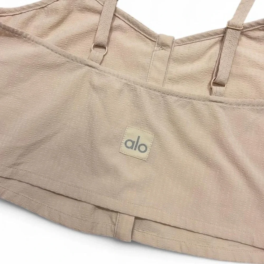 Alo‎ Yoga Dreamscape Tank Top Macadamia Womens XXS/XS Activewear Loungewear